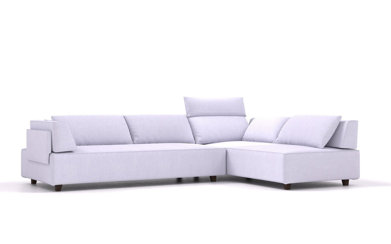 Divano modulare Louis L con funzione letto