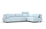 Divano modulare Louis L con funzione letto