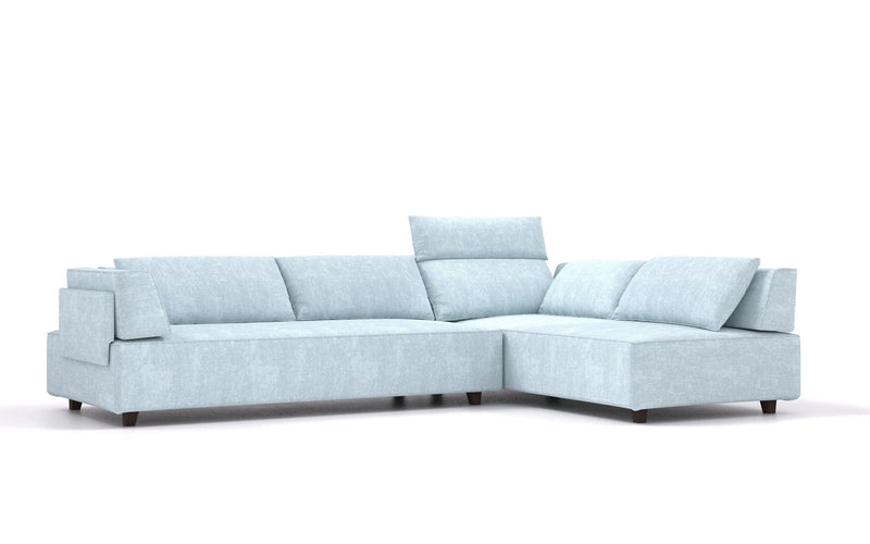 Divano modulare Louis L con funzione letto