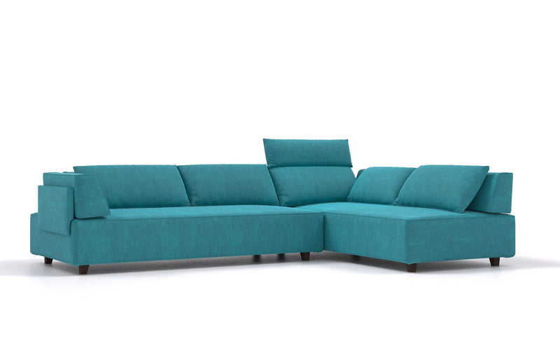 Divano modulare Louis L con funzione letto