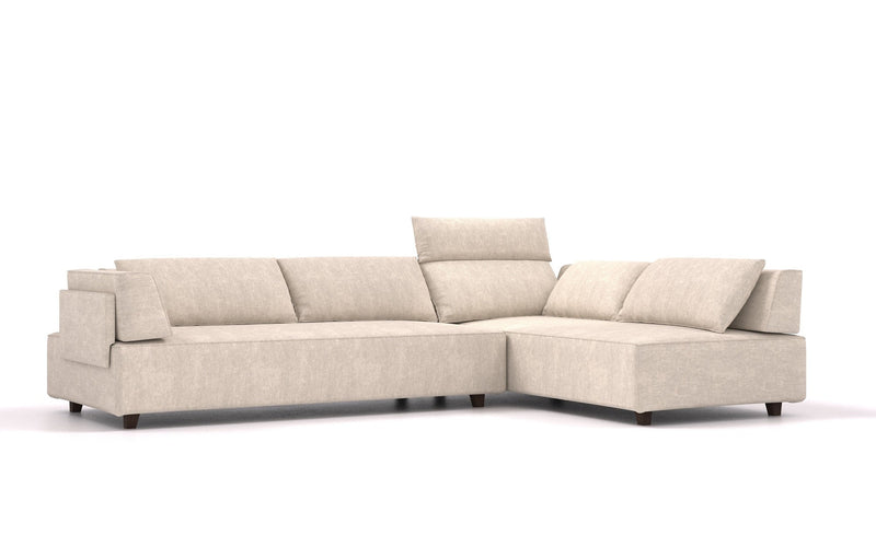 Divano modulare Louis L con funzione letto