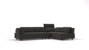 Divano modulare Louis L con funzione letto - tessuto Nova
