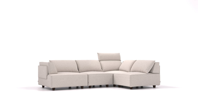 Divano modulare Louis M con funzione letto - tessuto Nova