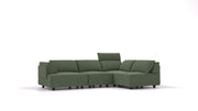 Divano modulare Louis M con funzione letto - tessuto Nova