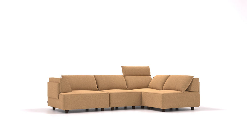 Divano modulare Louis M con funzione letto - tessuto Nova