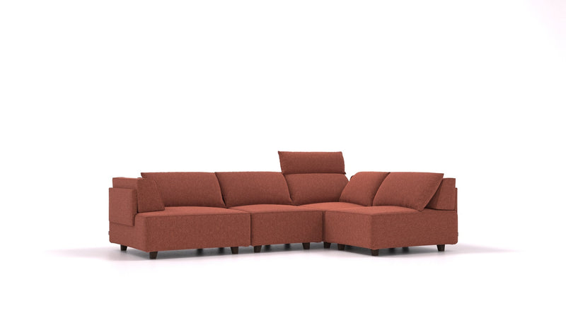 Divano modulare Louis M con funzione letto - tessuto Nova