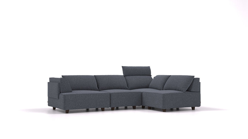 Divano modulare Louis M con funzione letto - tessuto Nova