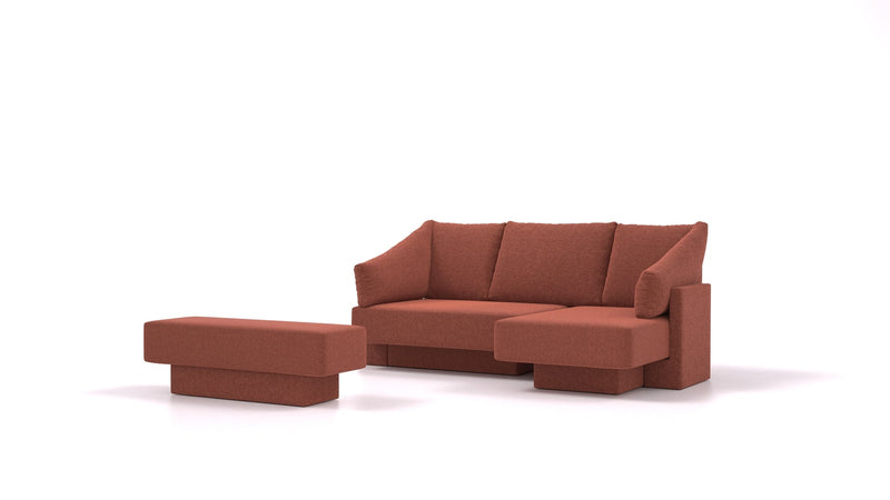 Divano modulare Samantha con funzione letto - tessuto Nova