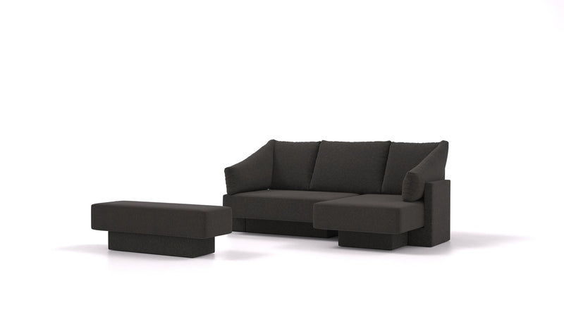 Divano modulare Samantha con funzione letto - tessuto Nova