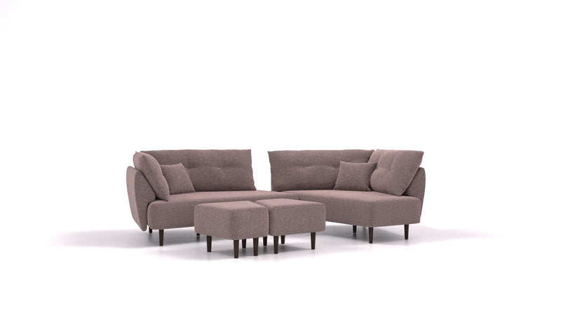 Divano componibile Mike con funzione letto - tessuto Nova