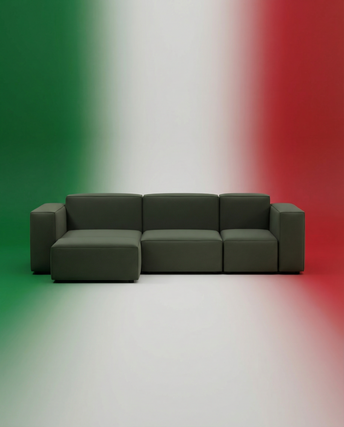 Italiano Divano modulare ad angolo Harvey a 4 posti con funzione letto