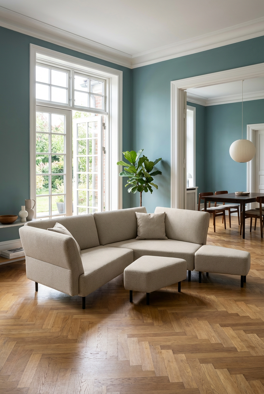 Mike modular sofa with bed function