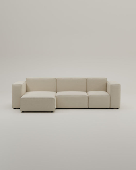 Italian Harvey 4-seater modular corner sofa with bed function