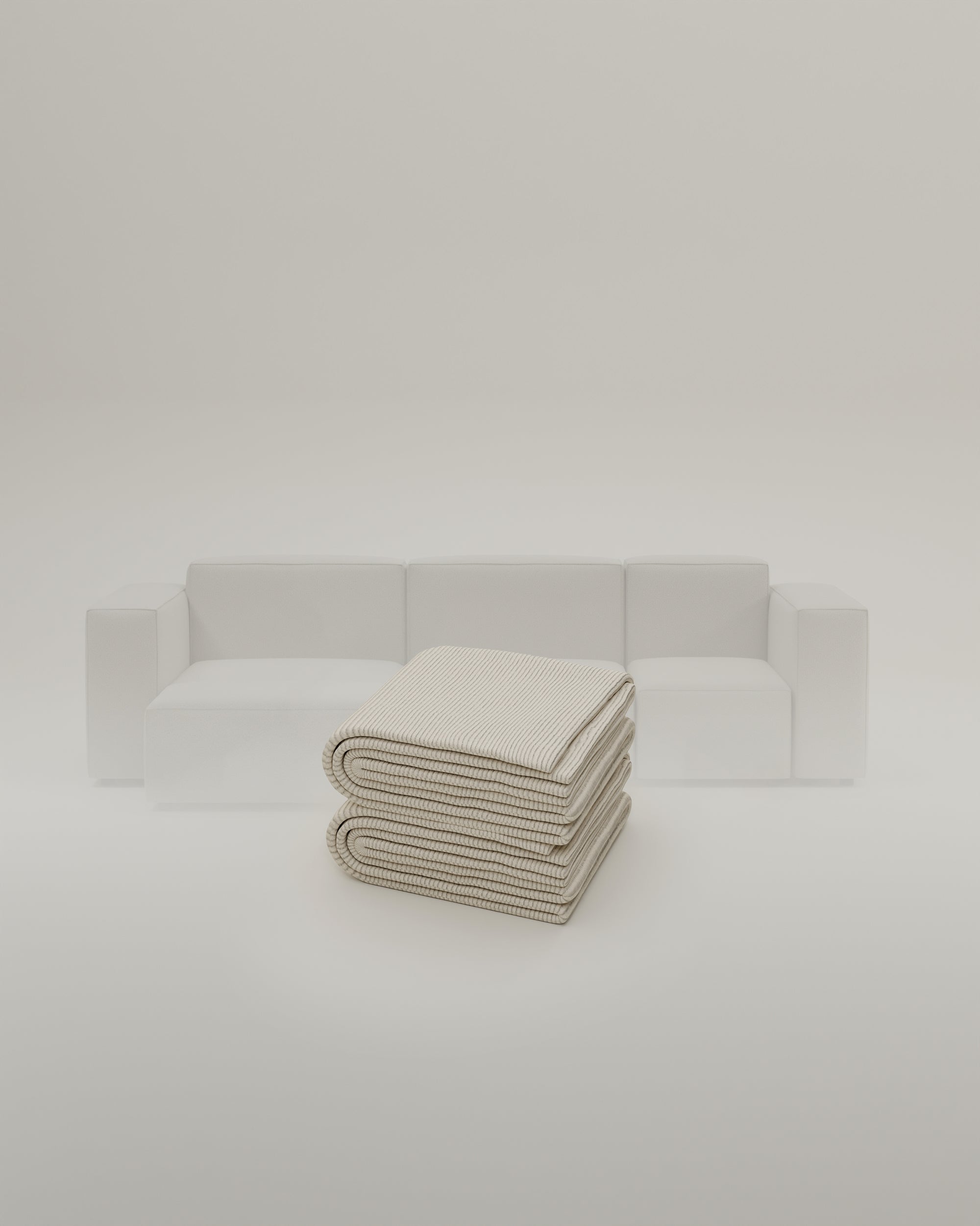 Fabric upholstery - Italian Harvey 4-seater modular corner sofa with bed function