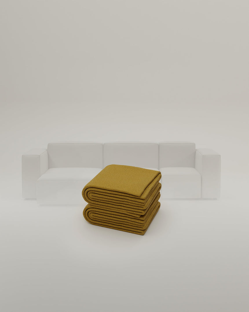 Rivestimento in tessuto - Divano modulare ad angolo Harvey a 4 posti L Mini con funzione letto