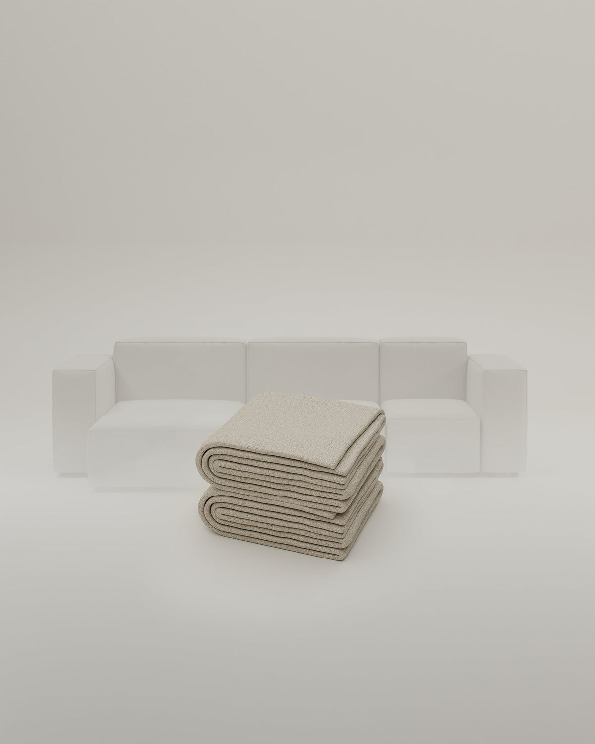 Rivestimento in tessuto - Divano modulare ad angolo Harvey a 4 posti L Mini con funzione letto