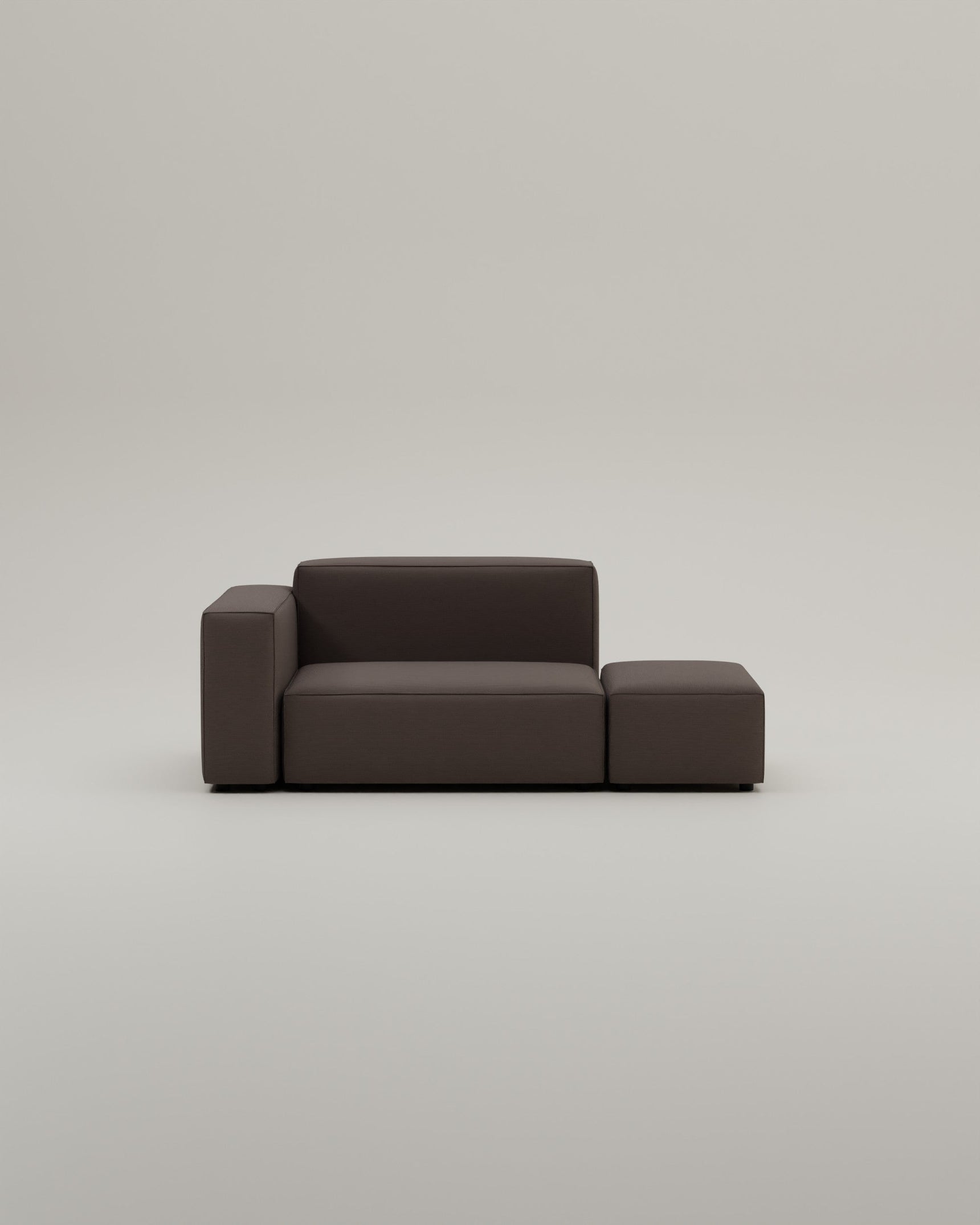 Italian Harvey open 2-seater modular sofa
