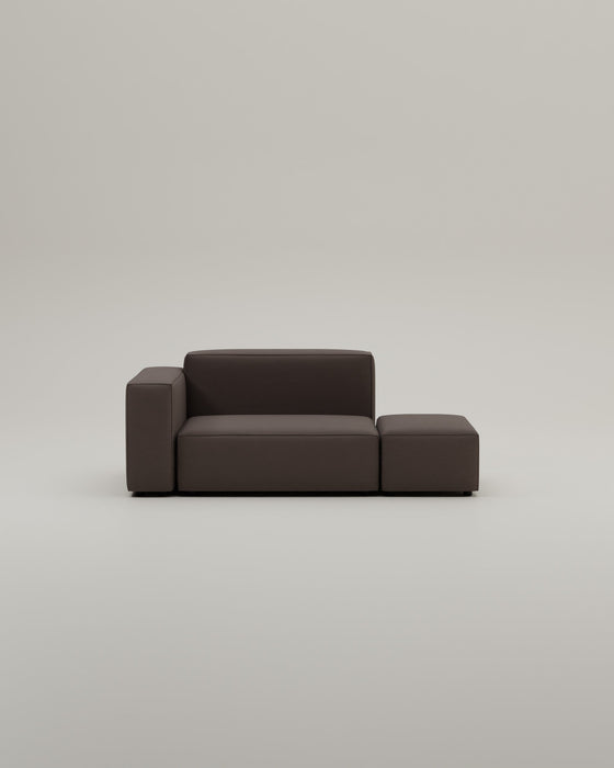 Italian Harvey open 2-seater modular sofa