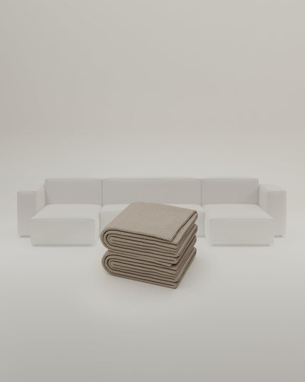 Rivestimento in tessuto – divano modulare Harvey a forma di U / salotto