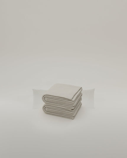 Rivestimento in tessuto-Cuscino a forma di rene Bouclé