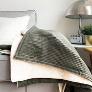 Kuscheldecke Zoe Waldgrün 145 x 210 cm - Livom