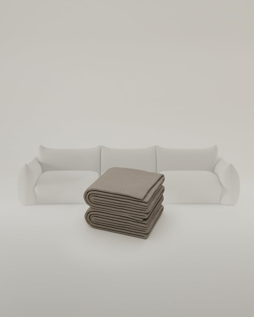 Rivestimento in tessuto - Divano Modulare Luma 3 Posti con Funzione Letto