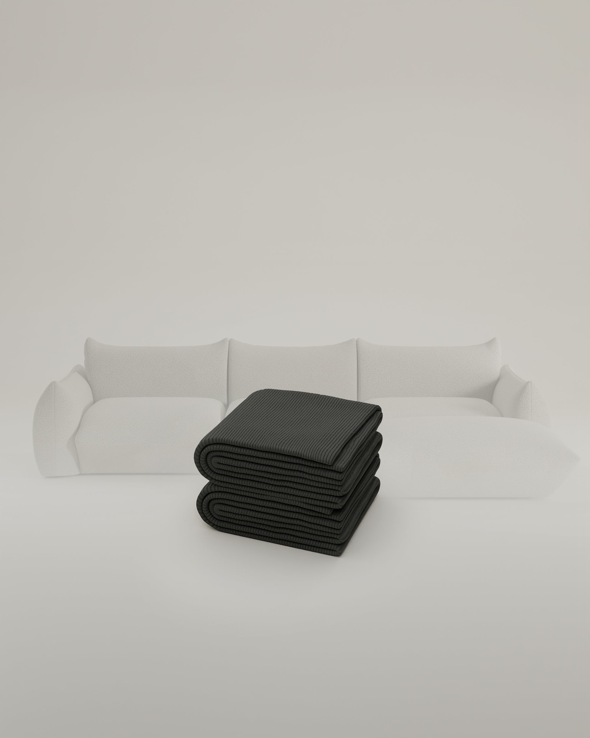 Fabric covering - Luma L 4-Seater Modular Sofa with Bed Function
