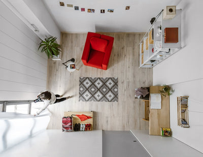 Modularer Sofa-Sessel Alex mit Schlaffunktion - Rot-Velare - Livom