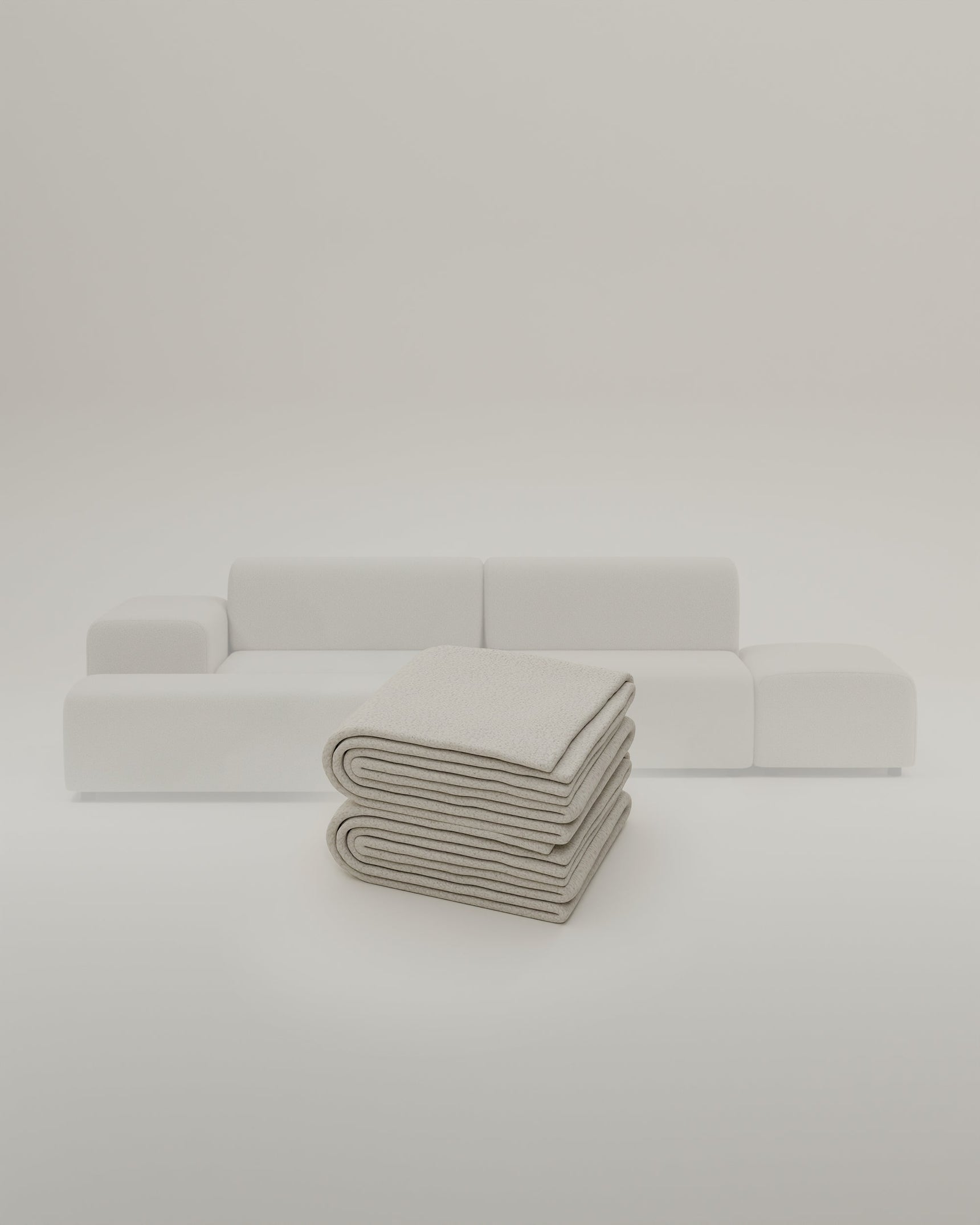 Rivestimento in tessuto  – Divano angolare modulare Nina a 4 posti