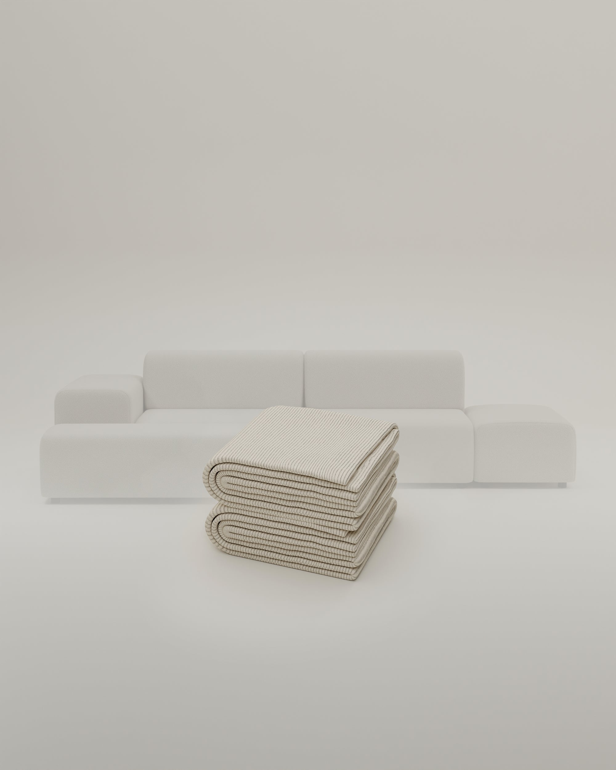 Stoffbezug - Modulares Ecksofa Nina 4-Sitzer