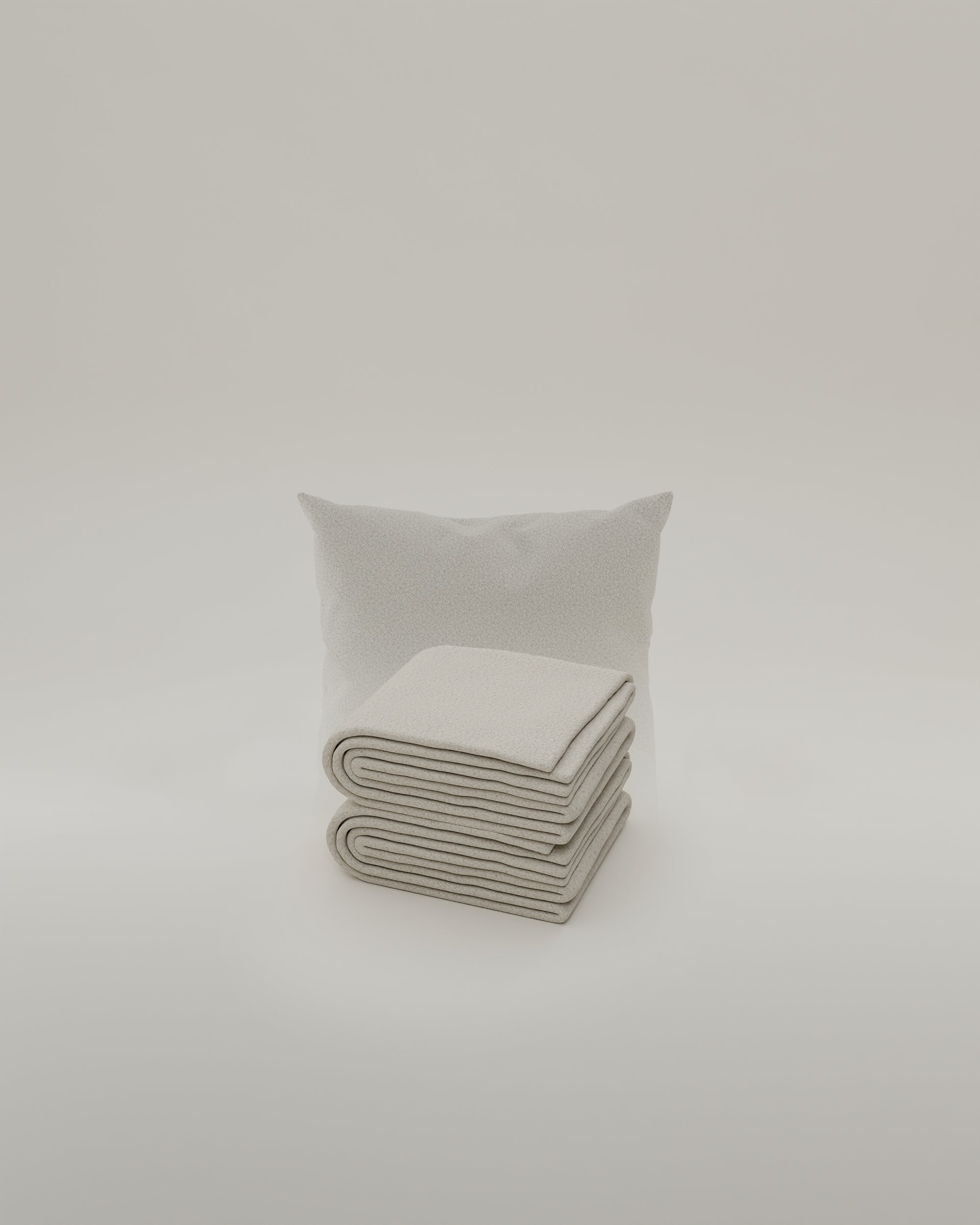 Fabric cover - Bouclé decorative cushion