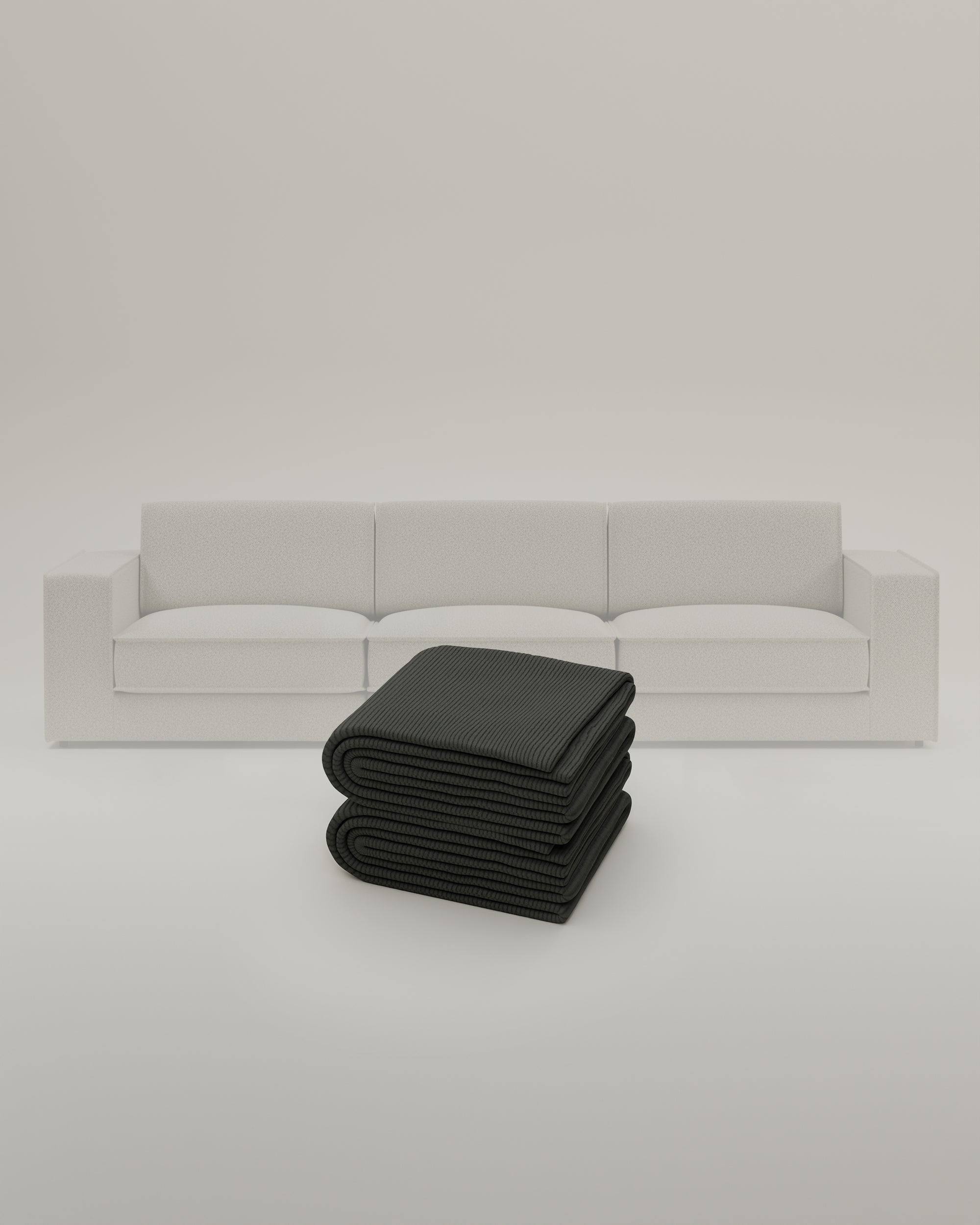 Fabric covering - Terra 3-seater modular sofa with bed function